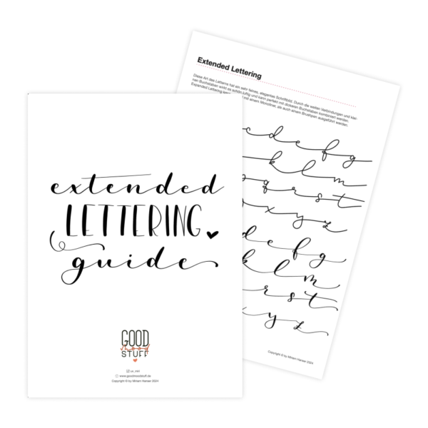 Extended Lettering (Mini Guide)