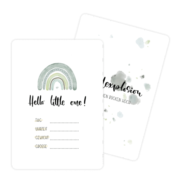 BabyMeilensteinkarten Baby Meilensteinkarten