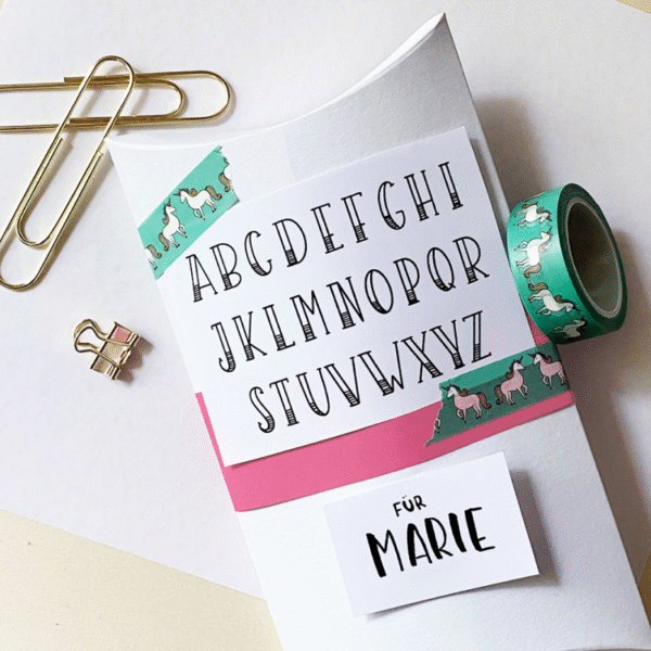 Schulanfang Karten und Deko