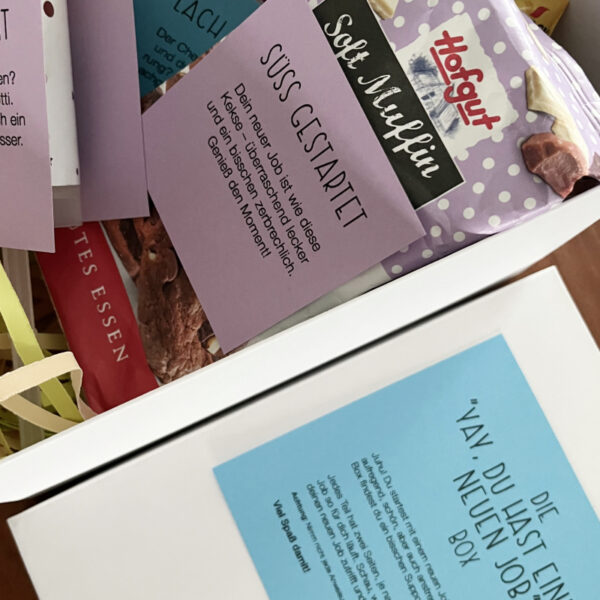 Du hast einen neuen Job Box